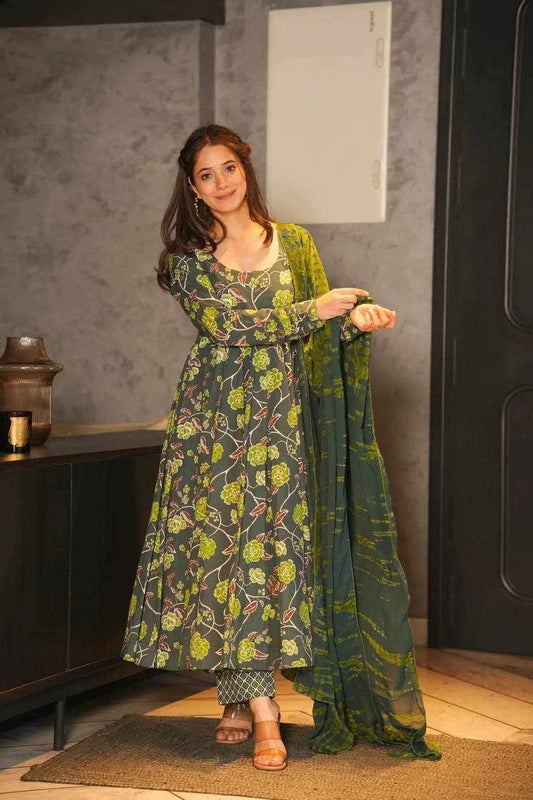 PARTY WEAR GOWN WITH DUPATTA