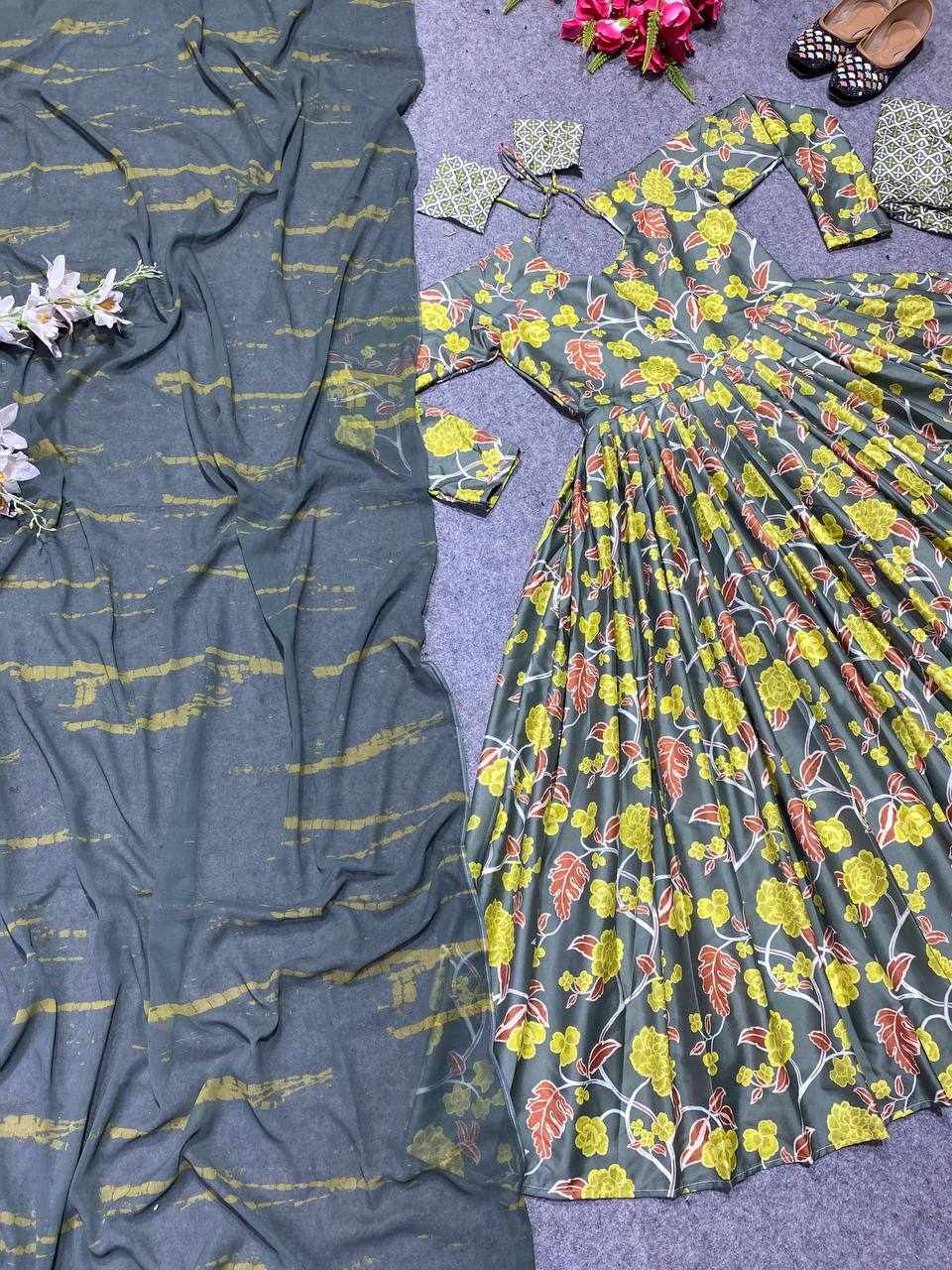 PARTY WEAR GOWN WITH DUPATTA
